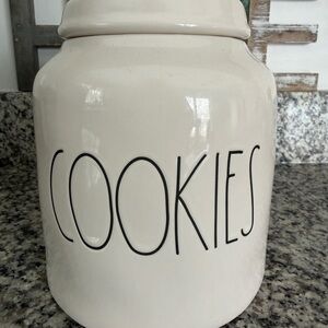 Rae Dunn White Cookie Storage Jar